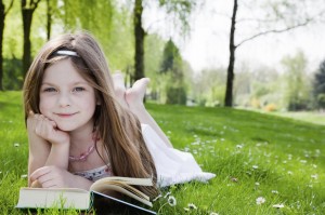 cute-little-girl-lovely-beautiful-blonde-happy-joy-happiness-reading-garden-park-trees